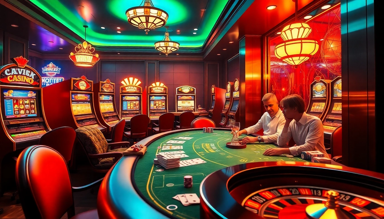 Engage in thrilling online games at rikvip.gb.net featuring lively poker tables and vibrant slot machines.