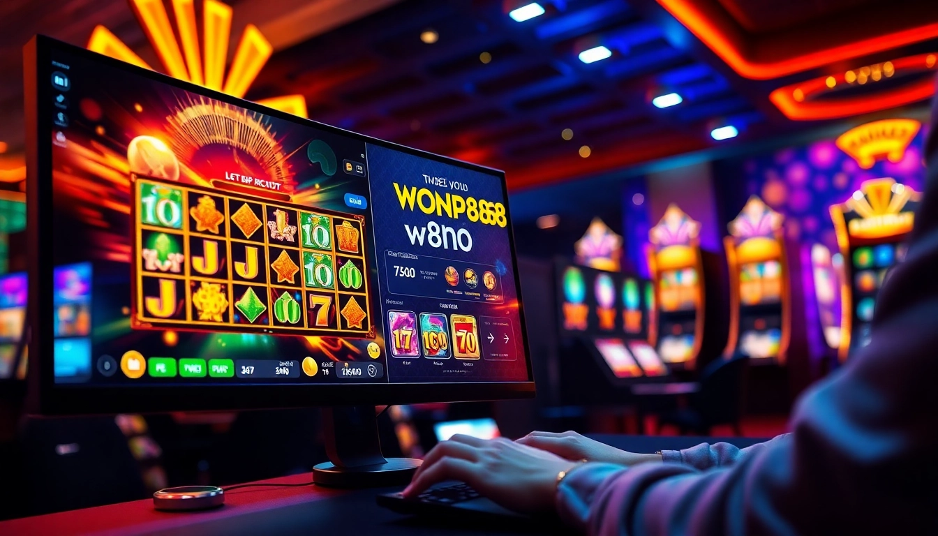WONPLAY910 online slot gaming experience showcasing vibrant interface and jackpot excitement.